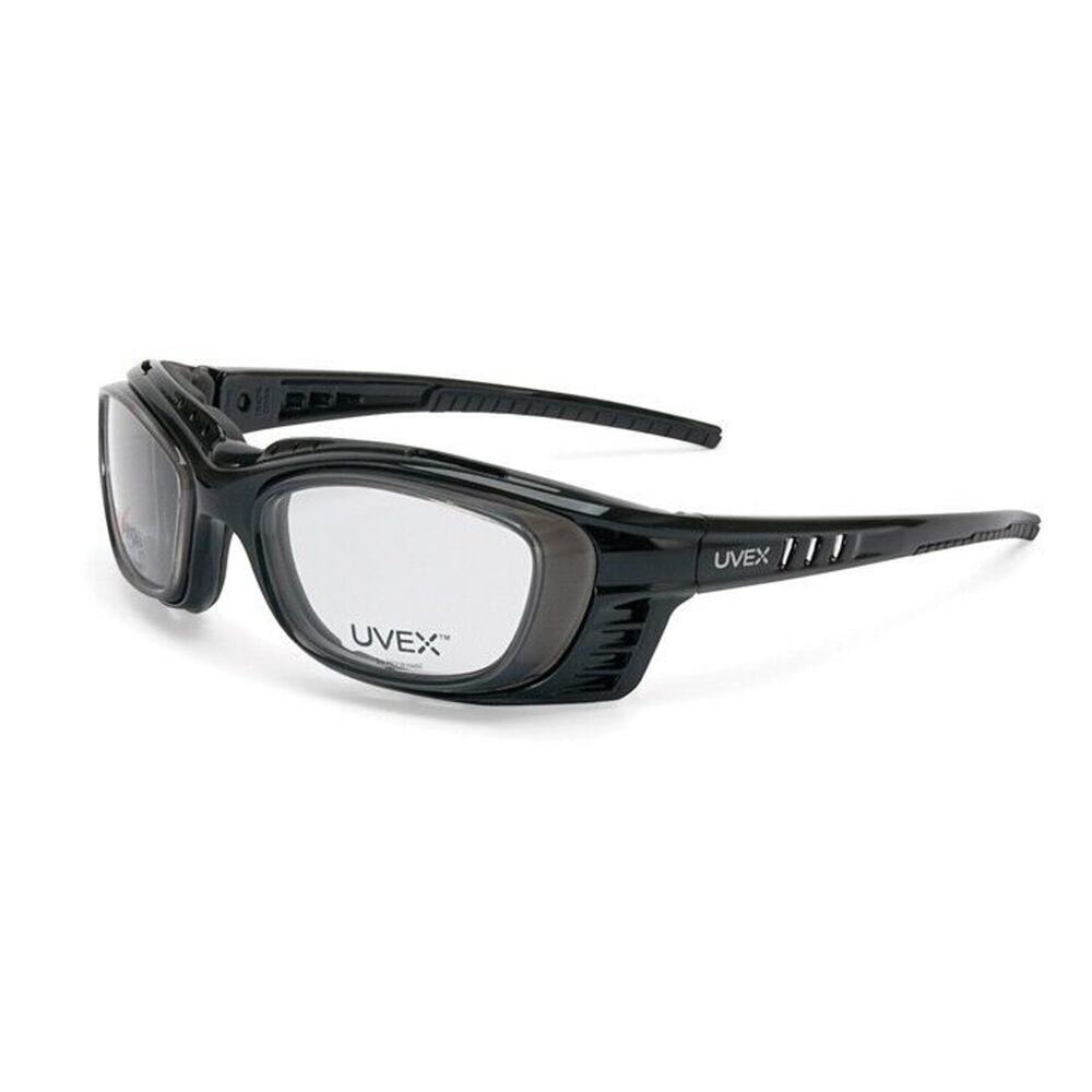 UVEX BY HONEYWELL NYLON SW09R SAFTY TITMUS EYEGLASSES GOGGLE BLACK FRAME
